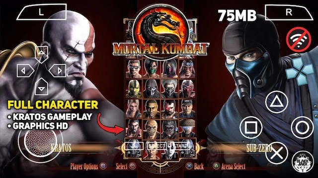 Mortal Kombat 9 PPSSPP ISO Zip File Download Highly Compressed