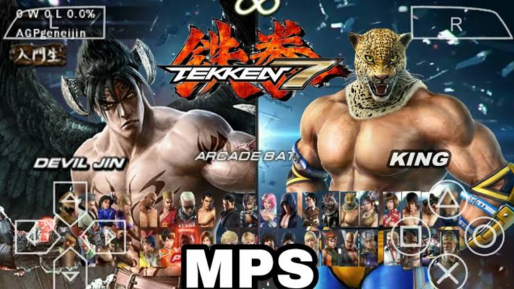 Tekken 7 PPSSPP ISO Zip File Download